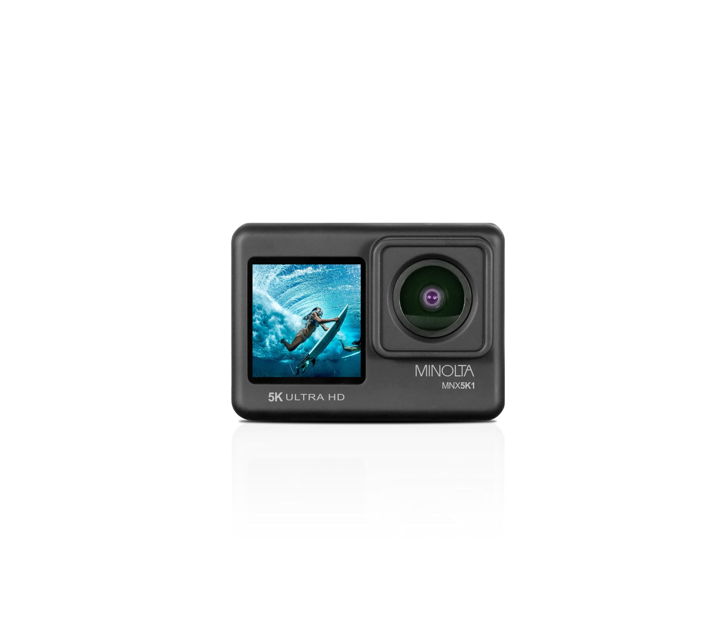 Minolta MNX5K1 5K Ultra HD / 24 MP Action Camera Kit with Waterproof Case