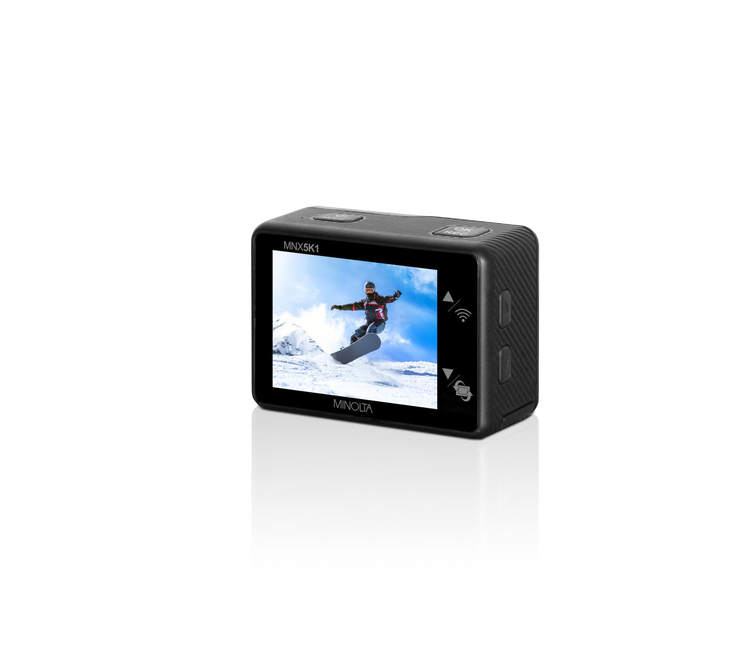 Minolta MNX5K1 5K Ultra HD / 24 MP Action Camera Kit with Waterproof Case