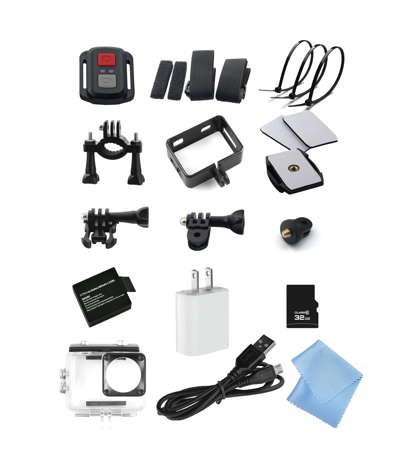 Minolta MNX5K1 5K Ultra HD / 24 MP Action Camera Kit with Waterproof Case
