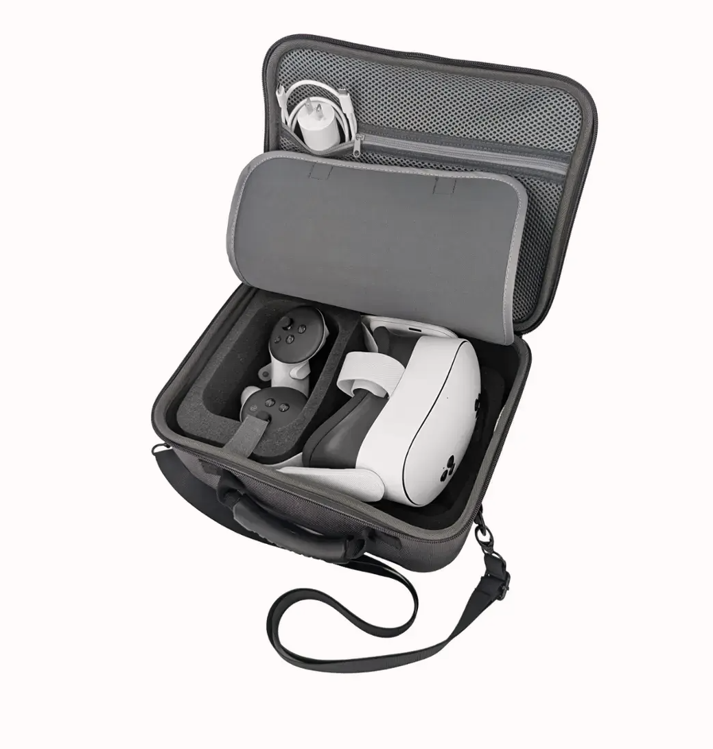 Custom Protective Case with shoulder Strap for Meta Quest 3, 3S and 2