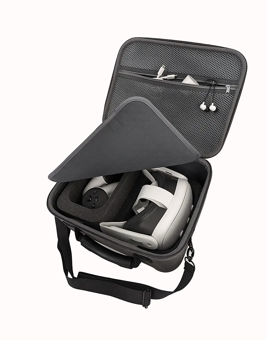 Custom Protective Case with shoulder Strap for Meta Quest 3, 3S and 2