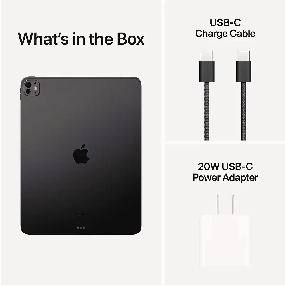 Apple - 13-inch iPad Pro M4 chip Built for Apple Intelligence Wi-Fi with OLED (2YR AppleCare included)