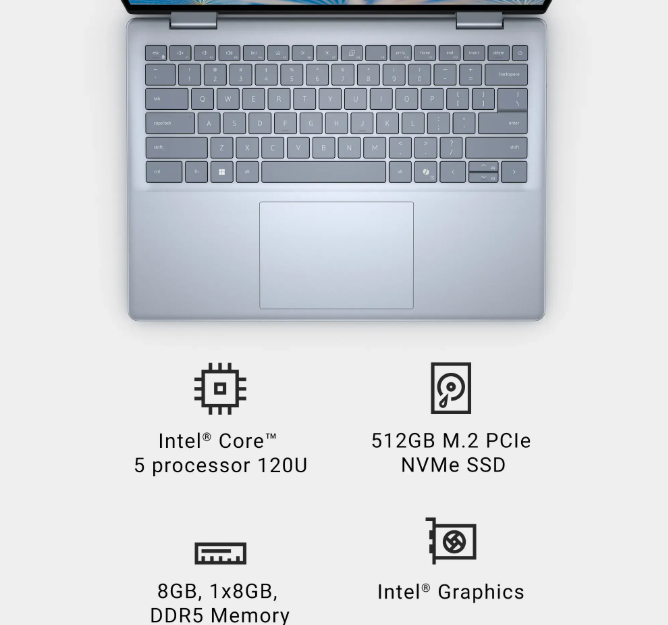 Dell - Inspiron 2-in-1 14” IPS LED FHD+ Touch Screen Laptop