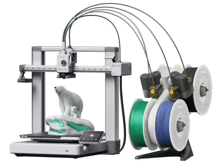 Bambu Lab - A1 Combo 3D Printer (With AMS MultiColor System)
