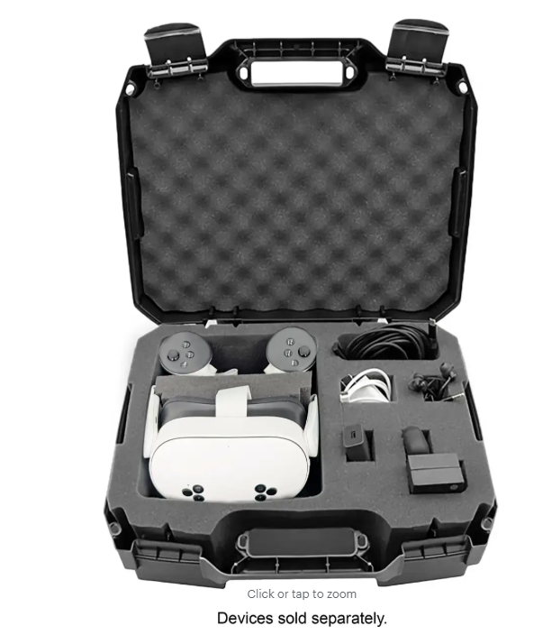 Custom Protective Case with shoulder Strap for Meta Quest 3, 3S and 2