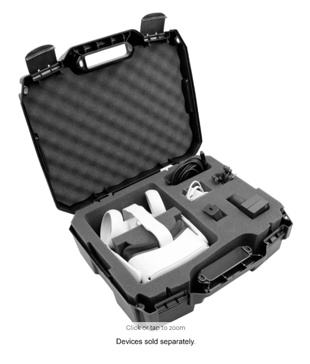 Custom Protective Case with shoulder Strap for Meta Quest 3, 3S and 2