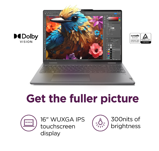 Lenovo Yoga 2-in-1 16inch Touchscreen Laptop
