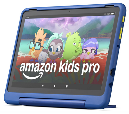 Amazon Fire HD 10 Kids Pro tablet (newest model) ages 6-12. Bright 10.1" HD screen, robust parental controls, 13-hr battery and slim case for older kids, 32 GB