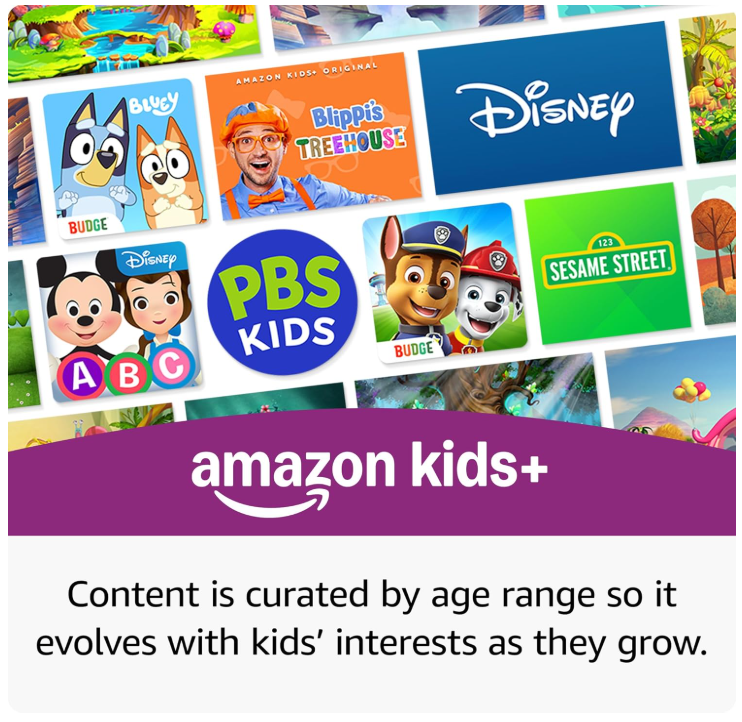 Amazon Fire HD 10 Kids Pro tablet (newest model) ages 6-12. Bright 10.1" HD screen, robust parental controls, 13-hr battery and slim case for older kids, 32 GB