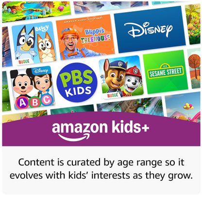 Amazon Fire HD 10 Kids Pro tablet (newest model) ages 6-12. Bright 10.1" HD screen, robust parental controls, 13-hr battery and slim case for older kids, 32 GB